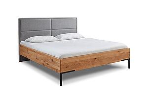 Doppelbett Stoffkassettenrückwand Mod. Florenz