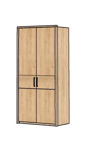 2-türiger Drehtürenschrank Mod. Florenz