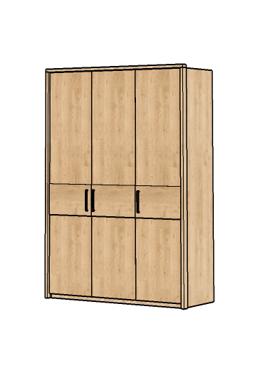 3-türiger Drehtürenschrank Mod. Florenz